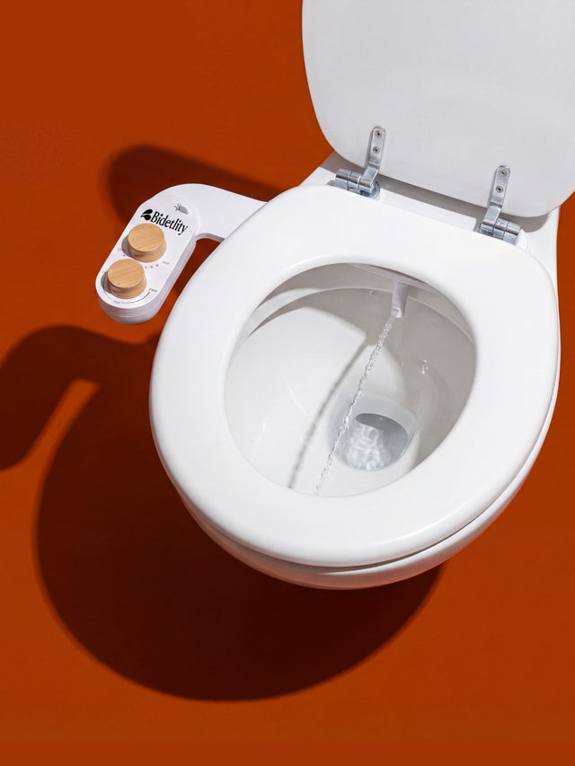 Bidet-Aufsatz - Kalt- & Warmwasser