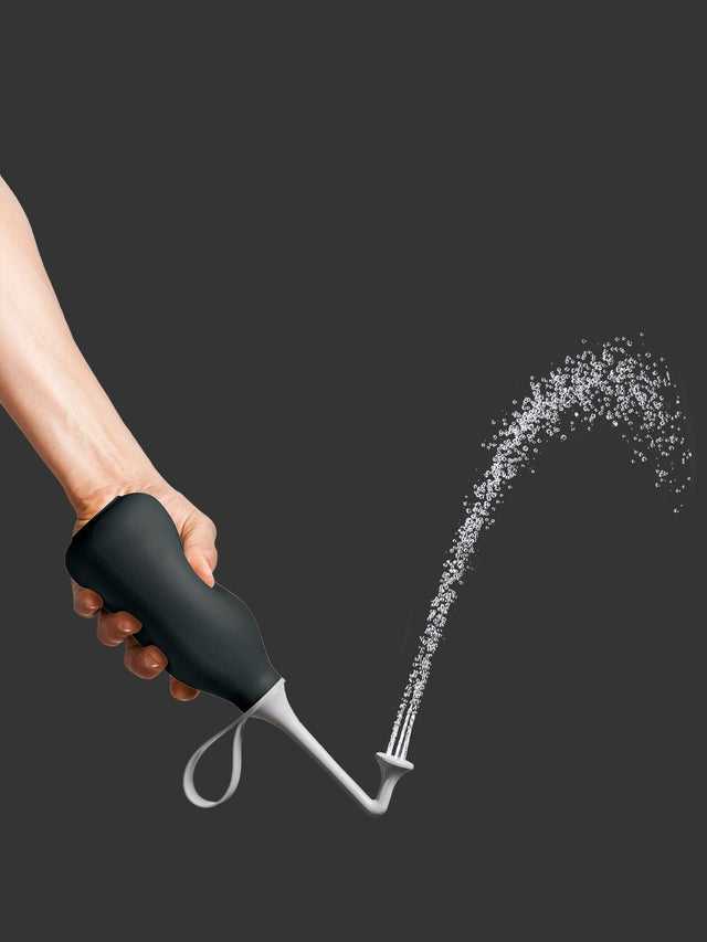 Po-Dusche in Bold Black – hygienisch, nachhaltig & perfekt für zu Hause & unterwegs | Bidetlity