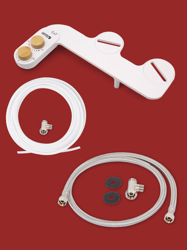 Bidet-Aufsatz - Kalt- & Warmwasser