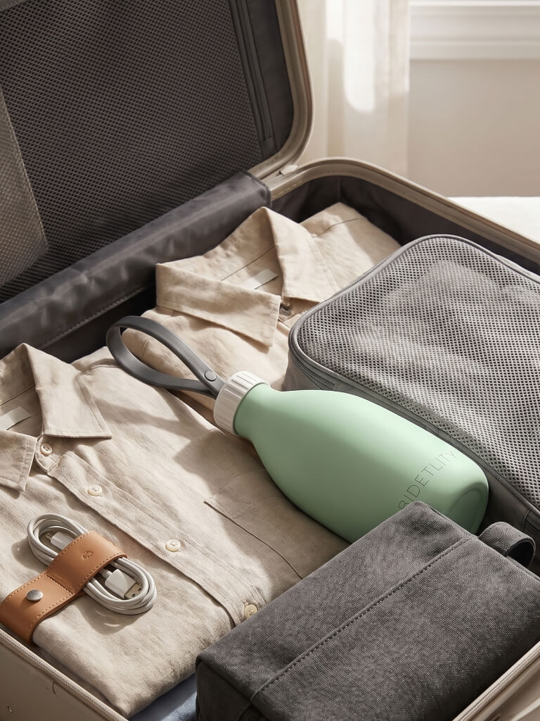 Bidetlity Po-Dusche und Reisedeckel im Clean Anywhere Set