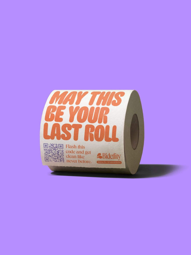 The Last Roll – Toilettenpapier mit Botschaft für umweltfreundliche Hygiene | Bidetlity