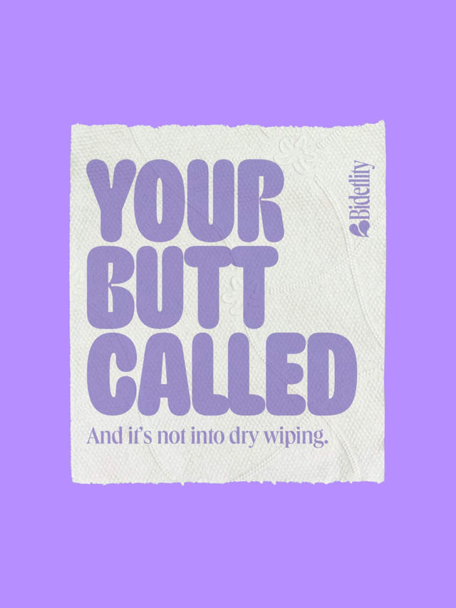 The Last Roll – nachhaltiges Toilettenpapier mit frechem Spruch für bessere Hygiene | Bidetlity