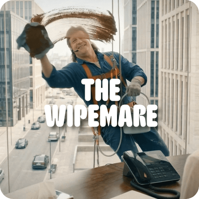 The Wipemare: Wasser reinigt. Papier wischt. Nur einer davon macht Sinn.