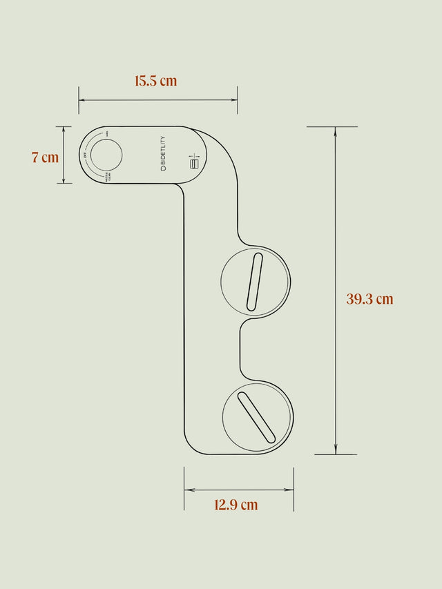 Bidet-Aufsatz mit Bambus-Drehknopf – hygienische & umweltfreundliche Alternative zur Intimreinigung | Bidetlity