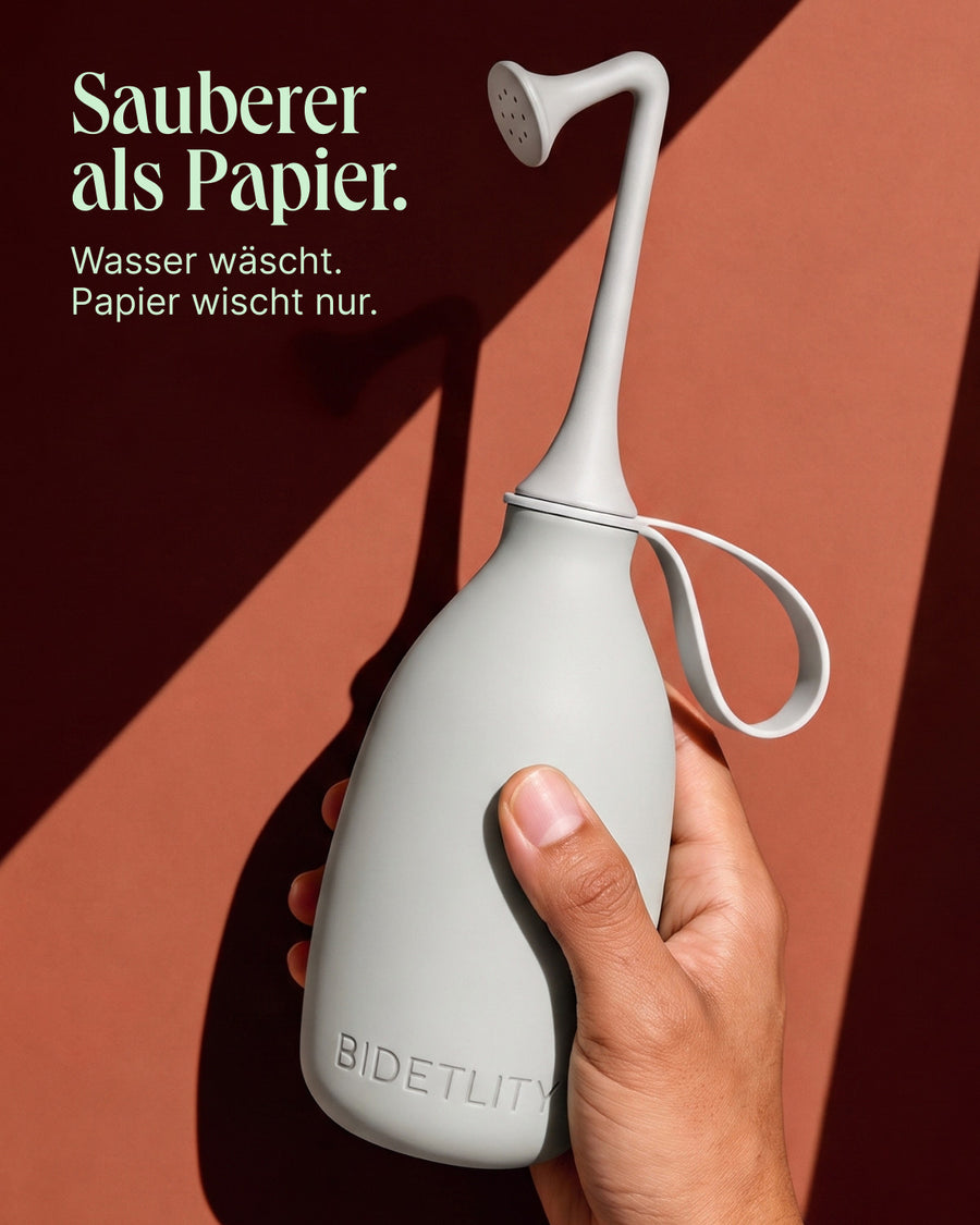 Bidetlity Po-Dusche – sauberer als Papier