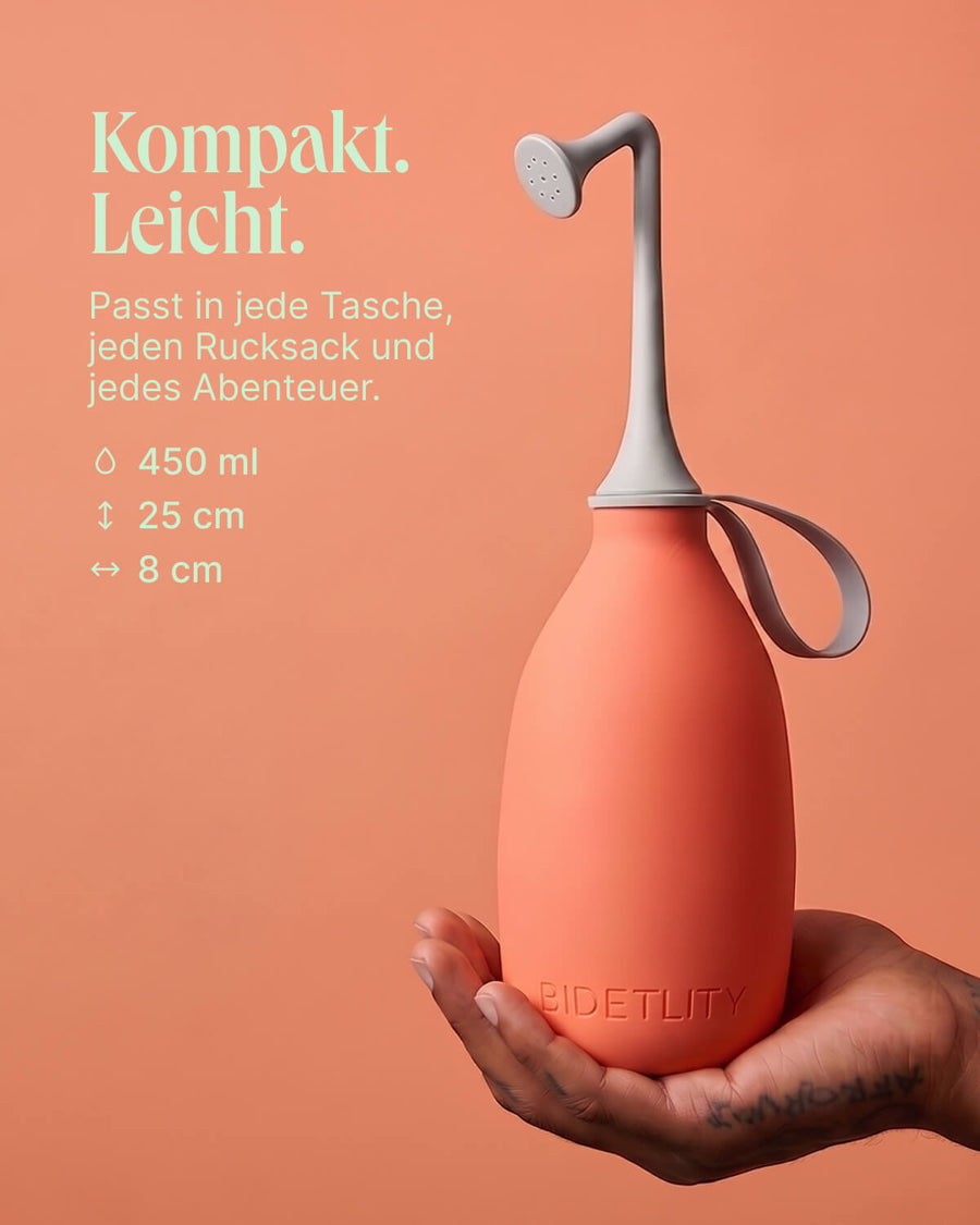 Bidetlity po dusche reisebidet unterwegs