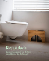 Toilettenhocker – Platzsparend zusammenklappbar für kleine Badezimmer