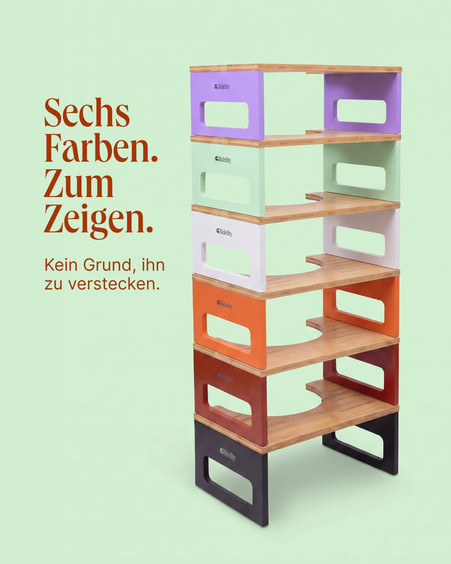 Toilettenhocker – Erhältlich in sechs modernen Farben