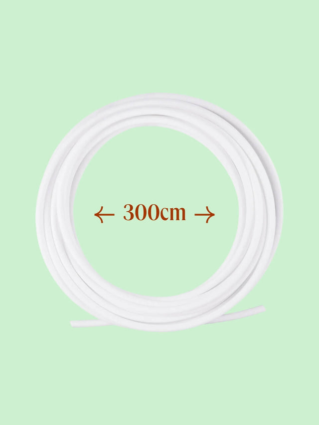 300cm Schlauch Warmwasser