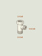 Bidet-Aufsatz - Kalt- & Warmwasser