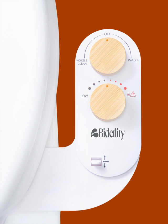 Bidet-Aufsatz - Kalt- & Warmwasser