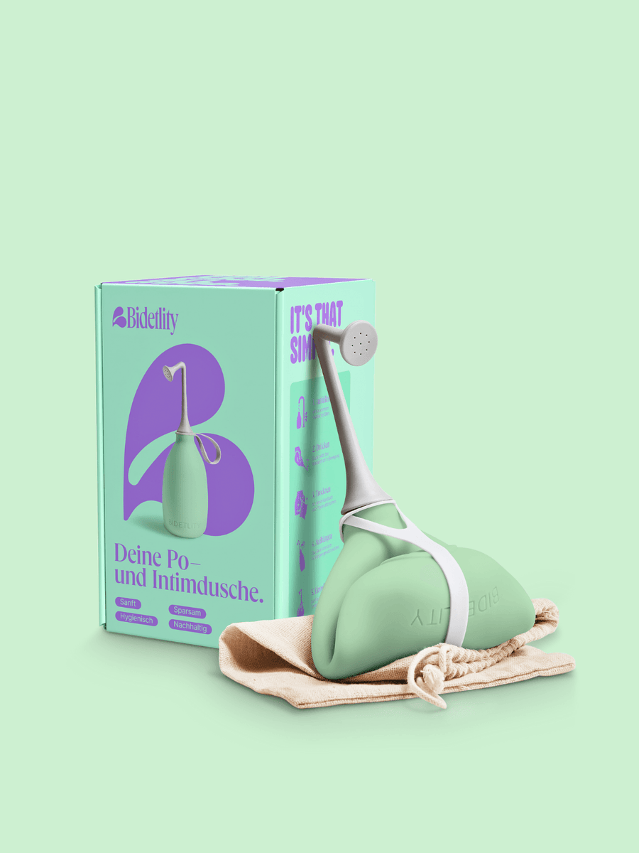 Po-Dusche in Minty Mint – Verpackung & Lieferumfang