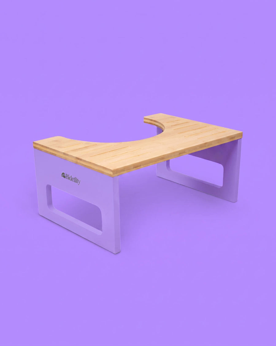 Toilettenhocker in Purple Edition