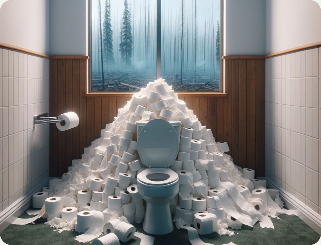 Clean, but dirty: the environmental impact of toilet paper