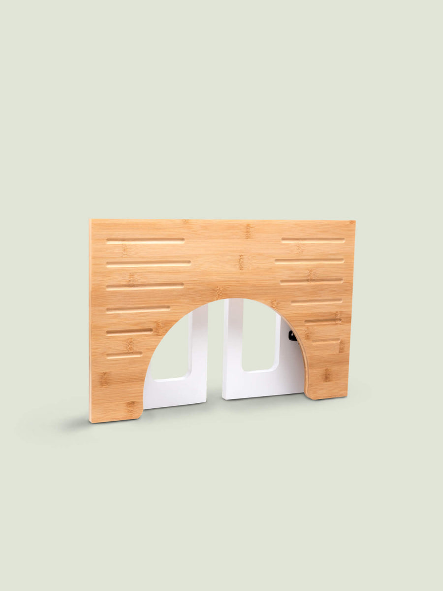 Toilettenhocker in Clean White – Verpackung & Lieferumfang