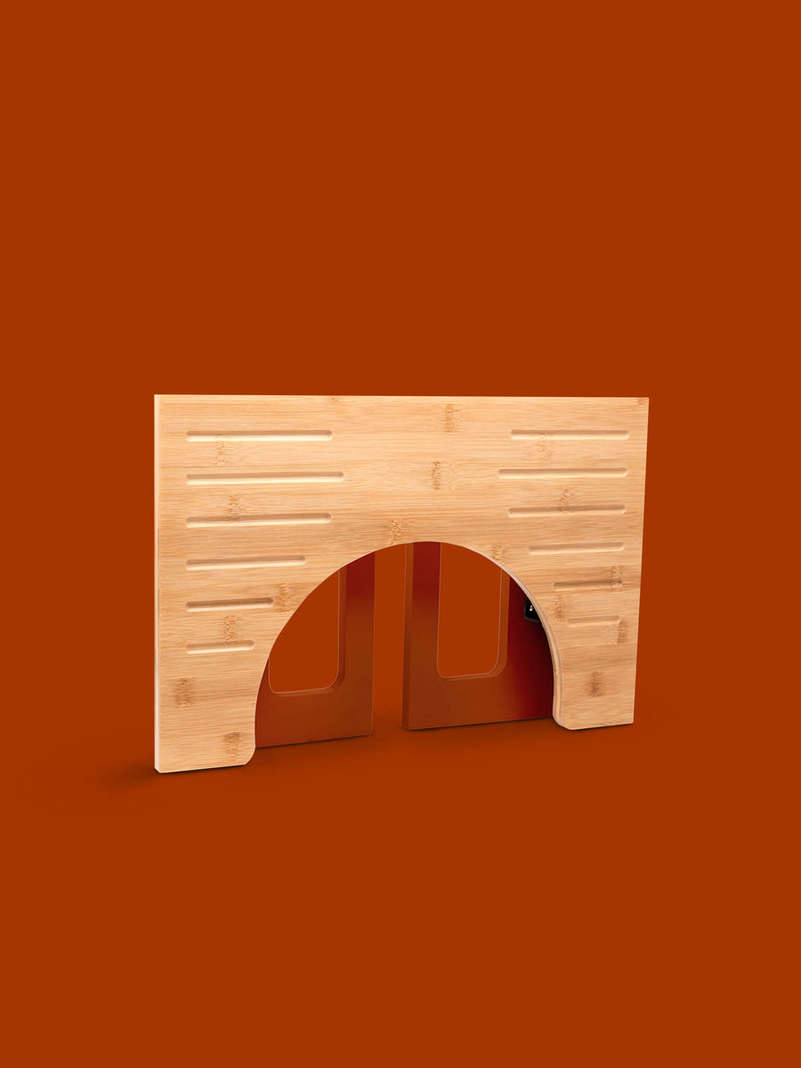 Toilettenhocker in Dark Red Edition – Verpackung & Lieferumfang