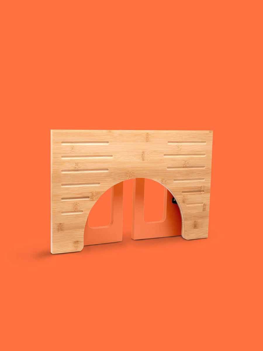 Toilettenhocker in Peach Edition – Verpackung & Lieferumfang