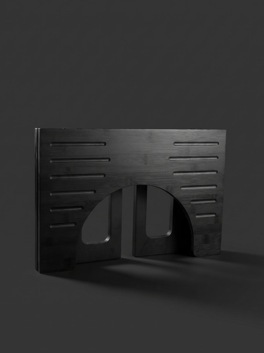 Bidetlity Kackhocker in All Black, zusammengeklappt