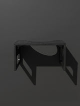 Bidetlity Kackhocker in All Black, Frontansicht