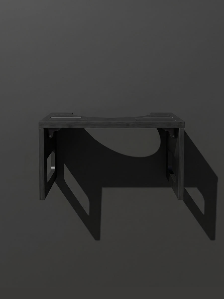 Bidetlity Kackhocker in All Black, Frontansicht
